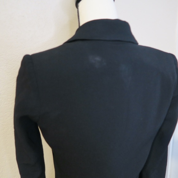 Reformation Button Down Blazer Dress Black Classic - Picture 7 of 11